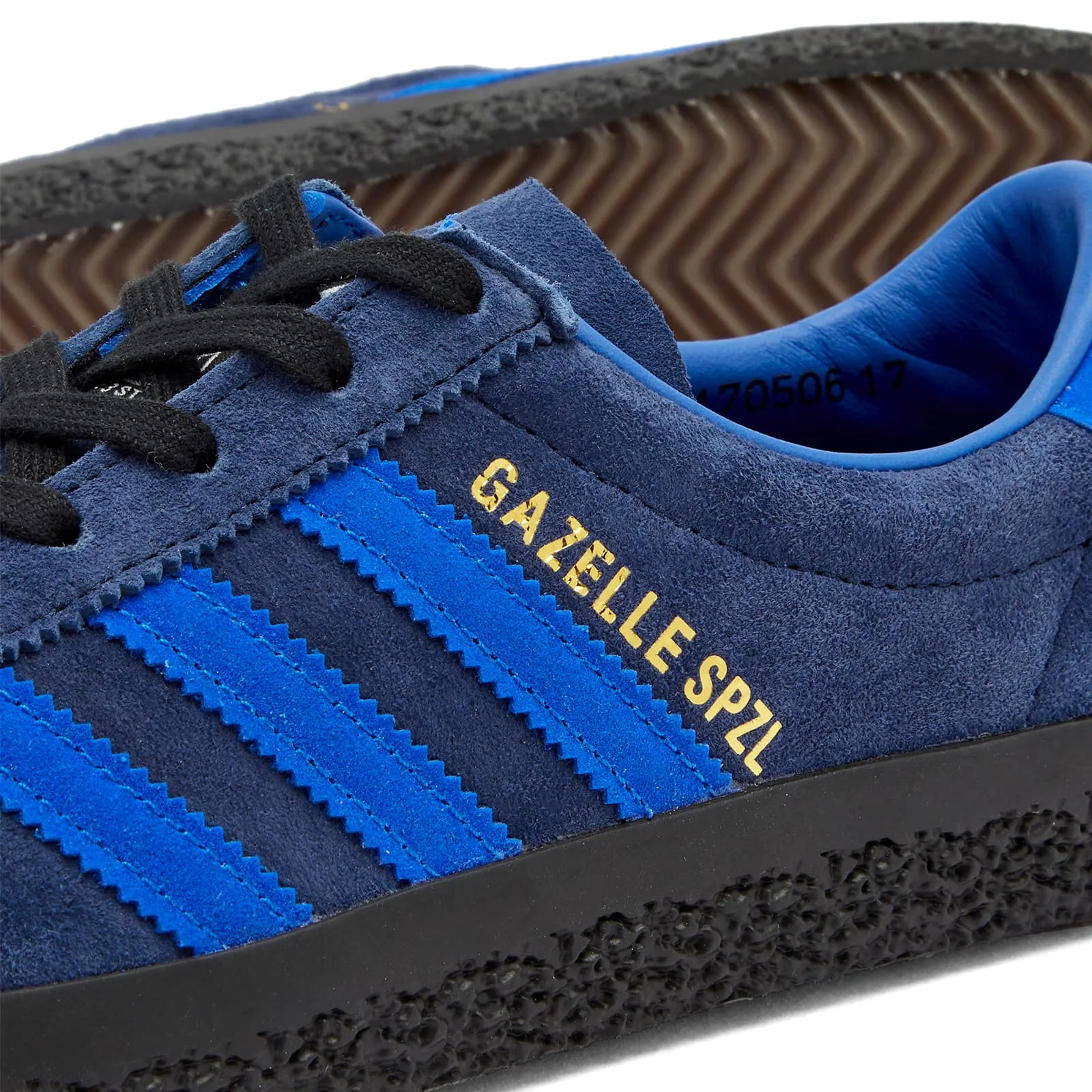 Adidas Spzl Gazelle Sneakers, Dark Blue & Black