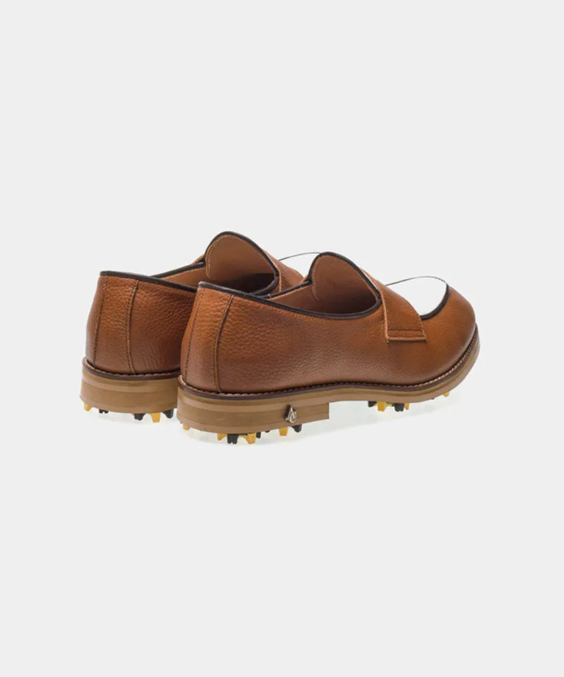 ALL CLASSIC Golf Noble Penny Loafer Classic Golf Shoes - Light Brown