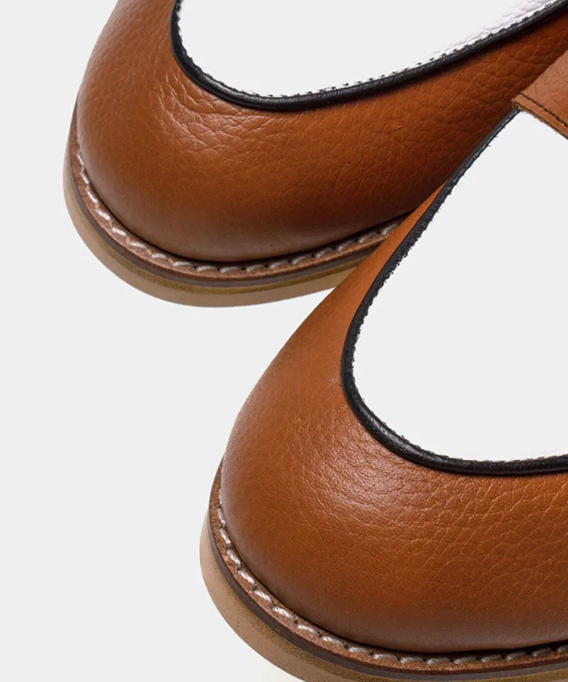 ALL CLASSIC Golf Noble Penny Loafer Classic Golf Shoes - Light Brown