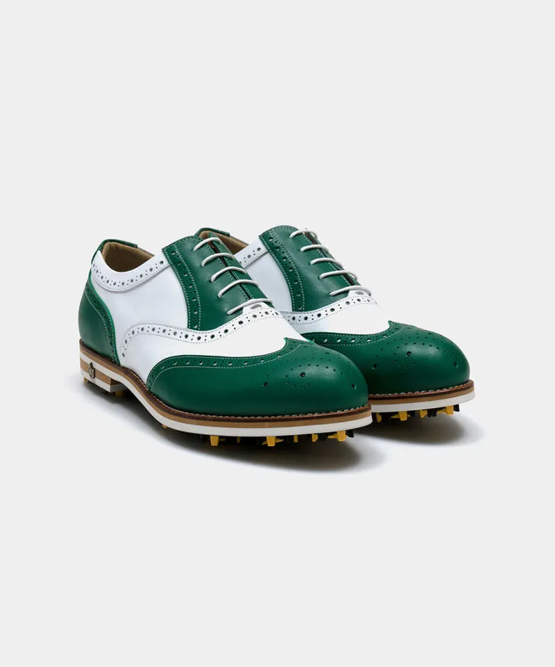 ALL CLASSIC Golf Noble Wingtip Classic Golf Shoes - Green