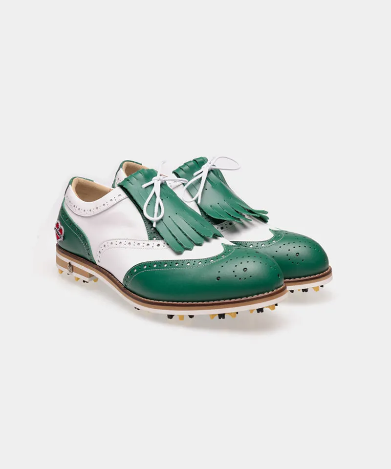 ALL CLASSIC Golf Nomantic Noble Wingtip Classic Golf Shoes - Green