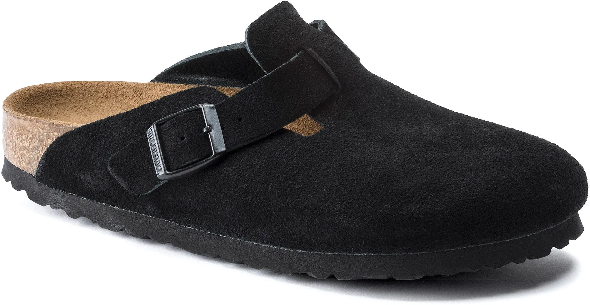 Boston clogs with soft insole, women's Birkenstock, black