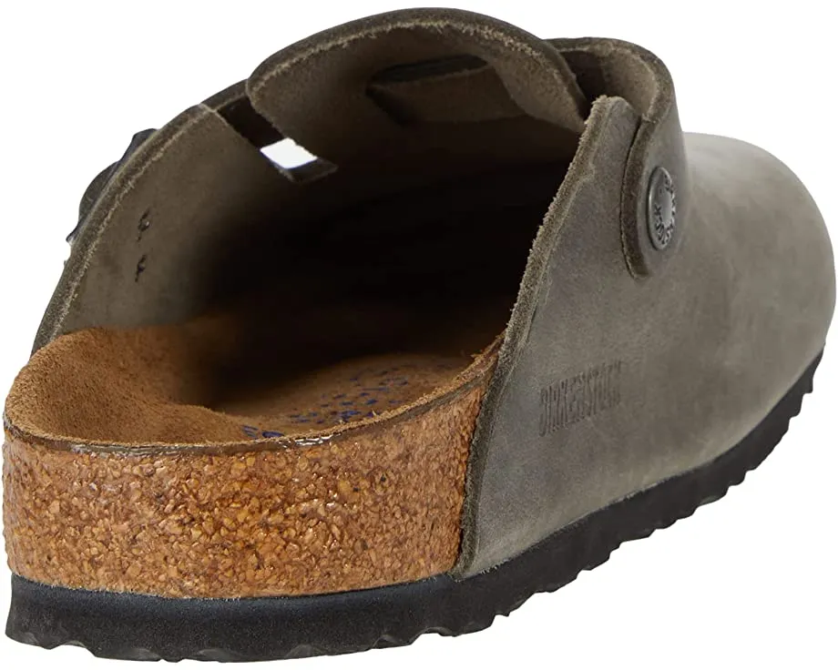 Boston Soft Footbed Birkenstock Clogs, leather