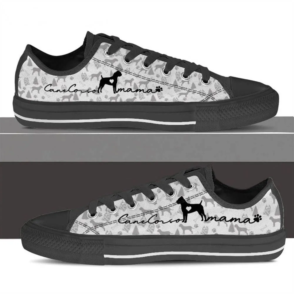 Cane Corso Low Top Shoes, Dog Printed Shoes, Canvas Shoes For Men, Women