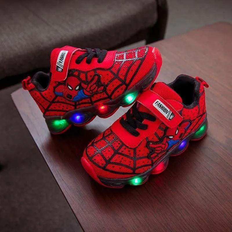 Cartoon Led Sneakers Shoes For Boy and Girl