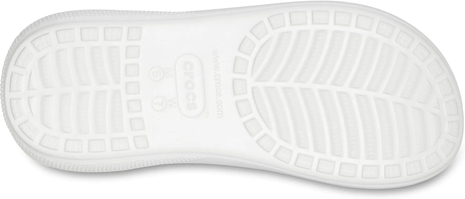 Classic Crush Sandal Crocs, white