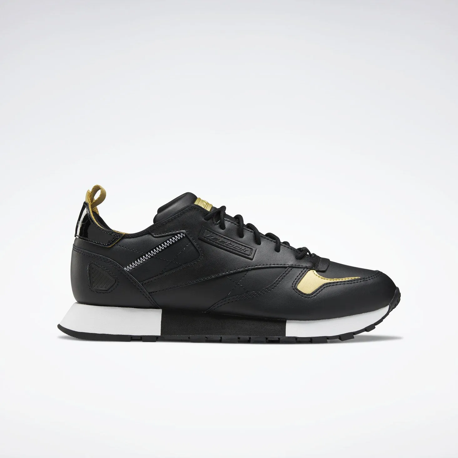 Classic leather ree:dux 'black gold' Reebok sneakers, black