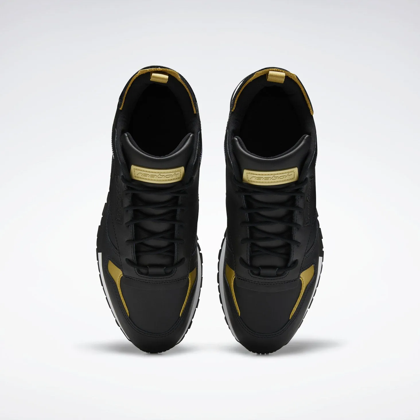 Classic leather ree:dux 'black gold' Reebok sneakers, black