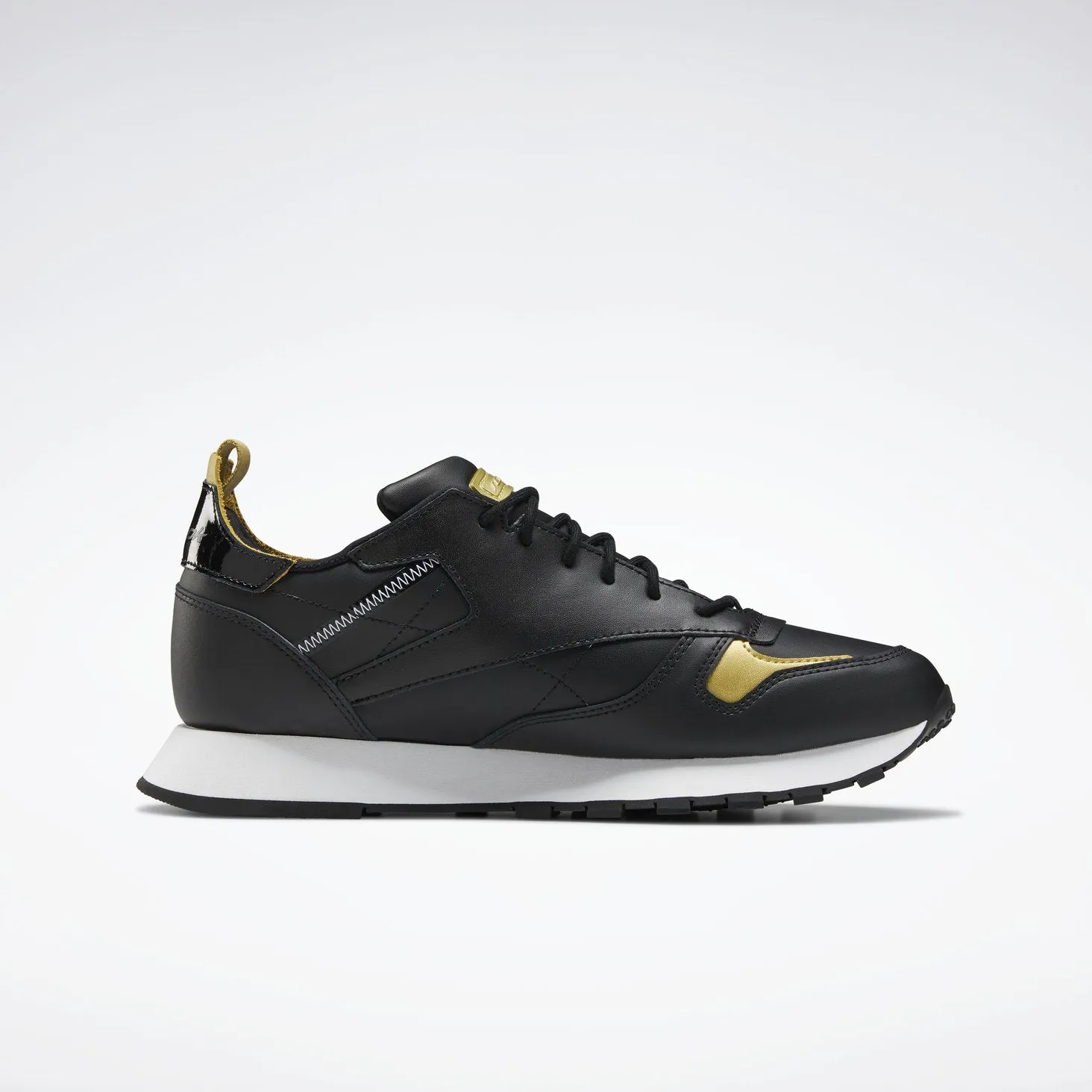 Classic leather ree:dux 'black gold' Reebok sneakers, black