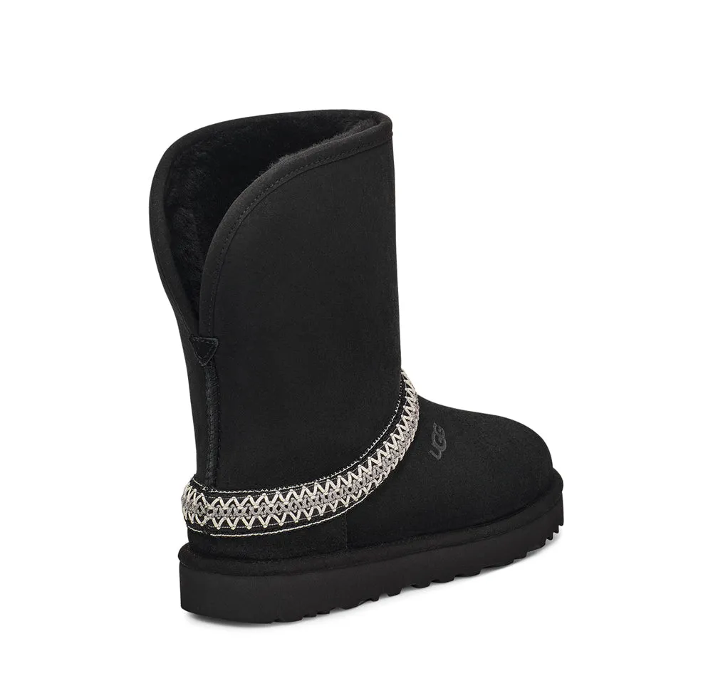 Classic Short Crescent in Black by UGG