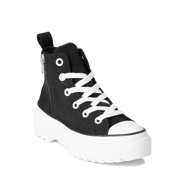 Converse Chuck Taylor All Star Lugged Lift High Top Sneakers - Little Kid, Black and White