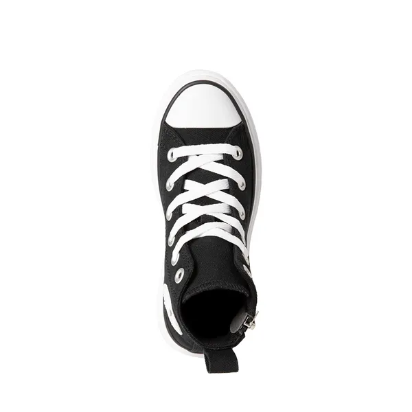 Converse Chuck Taylor All Star Lugged Lift High Top Sneakers - Little Kid, Black and White