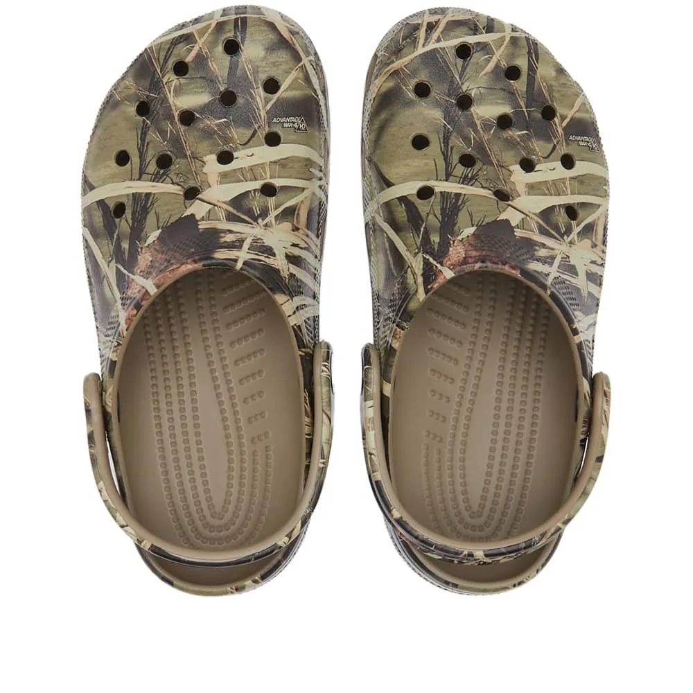 Crocs Classic Printed Camo Clog Sandals