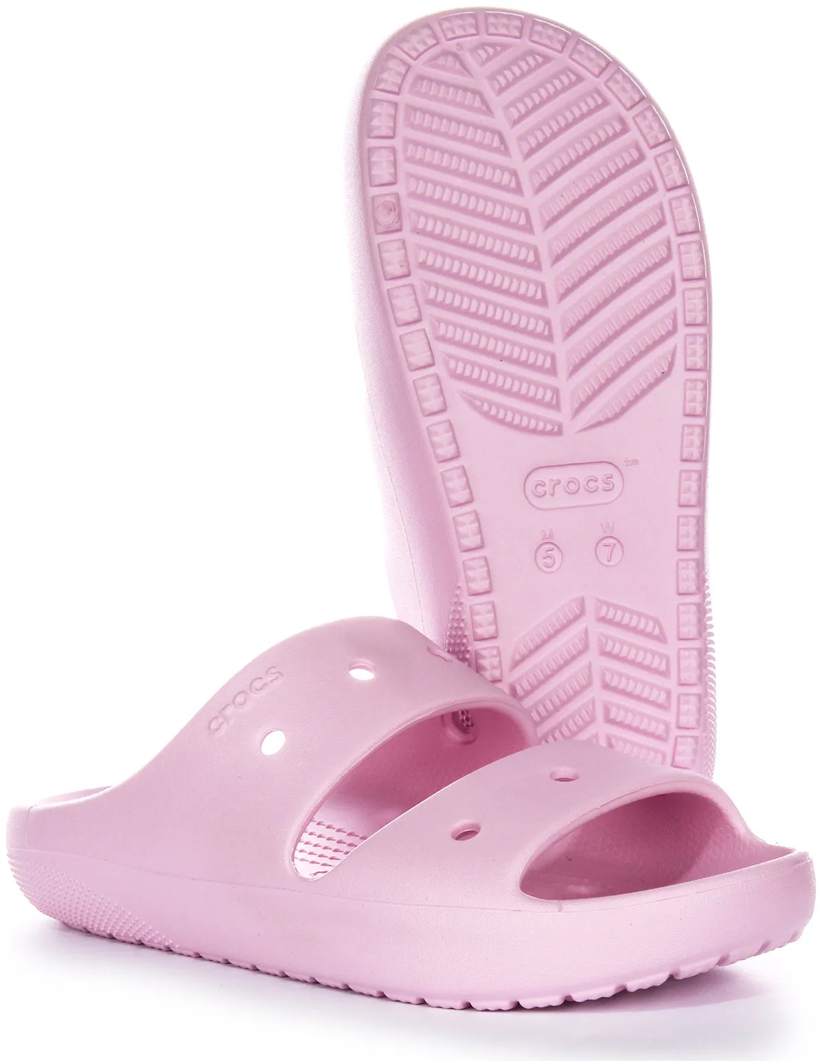 Crocs Classic Sandal 2.0 In Light Pink