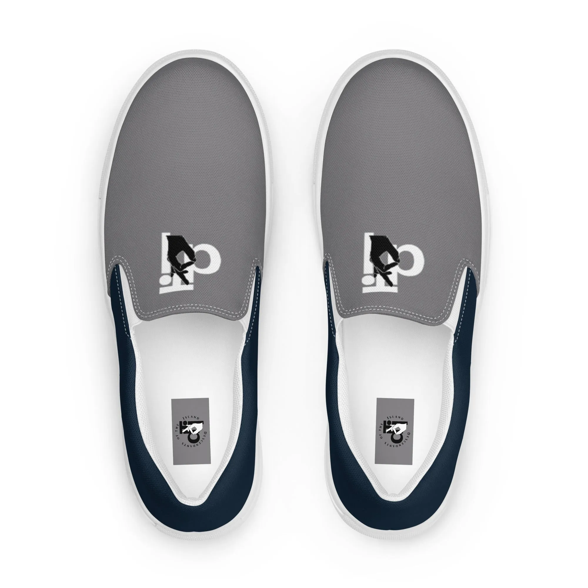 Descendants of the Island Navy Pewter Women’s slip-on canvas shoes