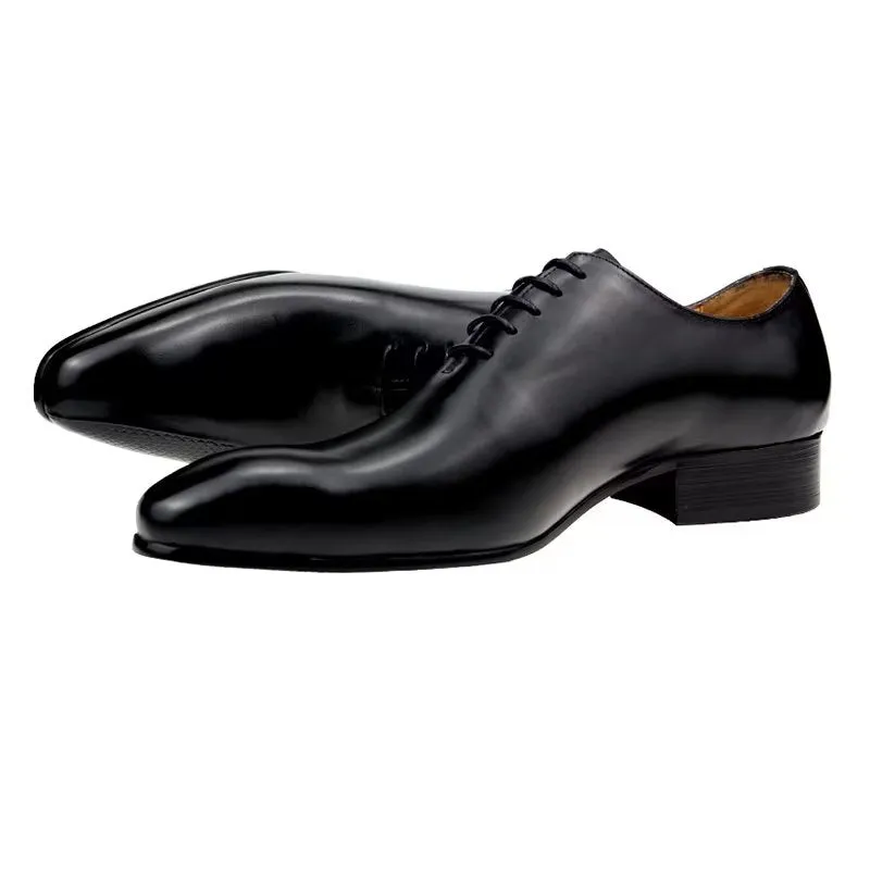 Elegant Brogue Nuptial Oxford Leather Shoes