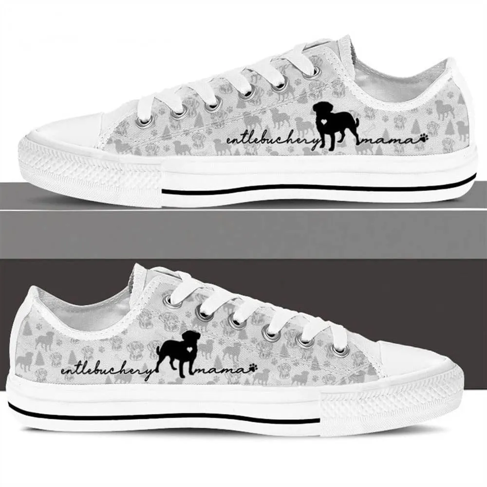 Entlebucher Low Top Shoes, Dog Printed Shoes, Canvas Shoes For Men, Women