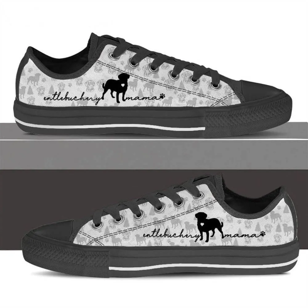 Entlebucher Low Top Shoes, Dog Printed Shoes, Canvas Shoes For Men, Women