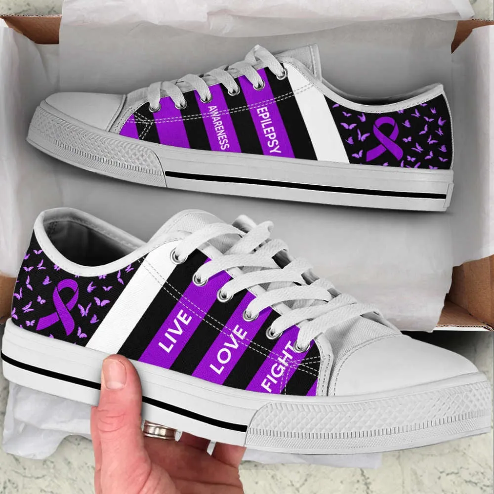 Epilepsy Shoes Plaid Low Top Shoes Canvas Shoes, Best Canvas Shoes, Low Top Sneaker