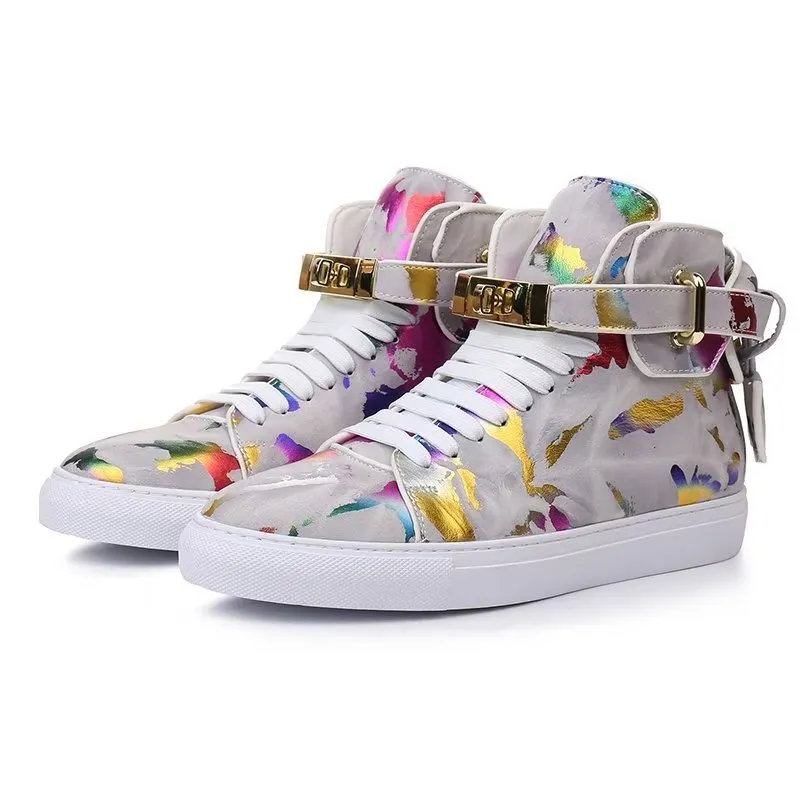 Graffiti Elite Cow Leather High Top Kicks