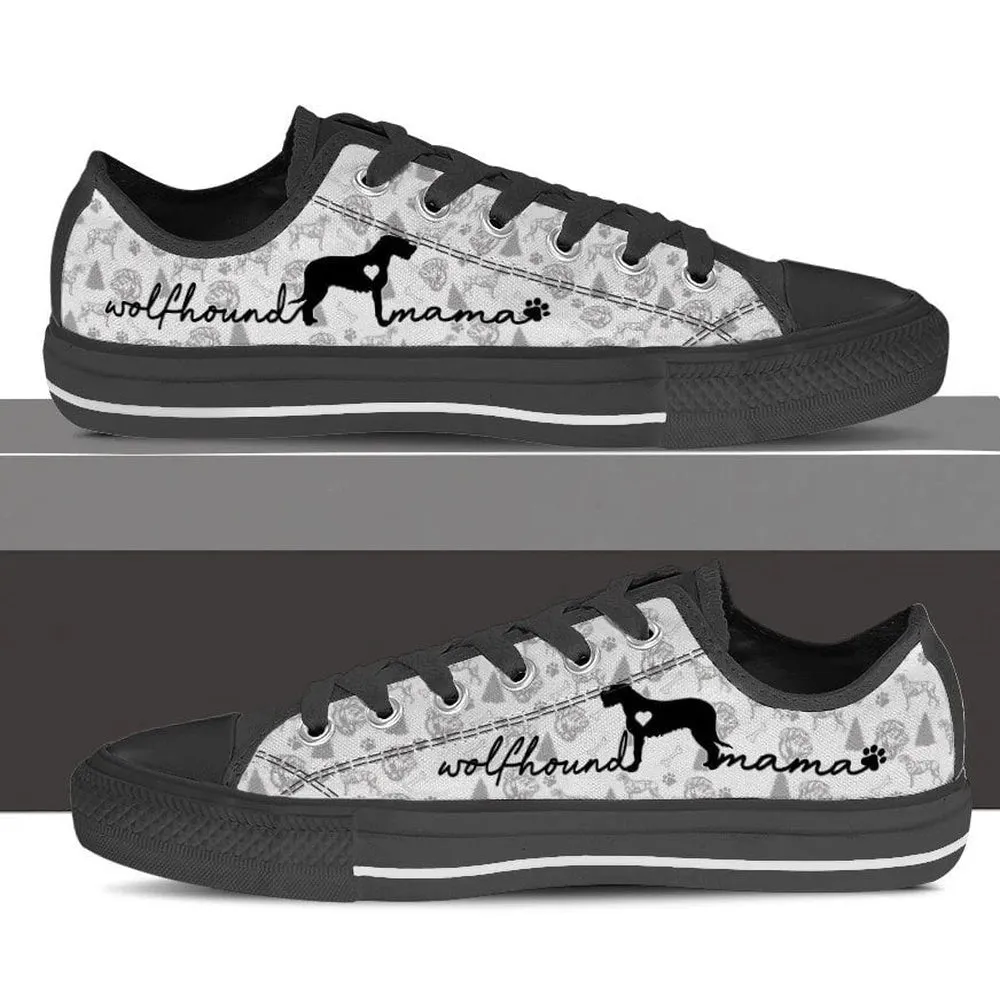 Irish Wolfhound Low Top Shoes, Dog Printed Shoes, Canvas Shoes For Men, Women