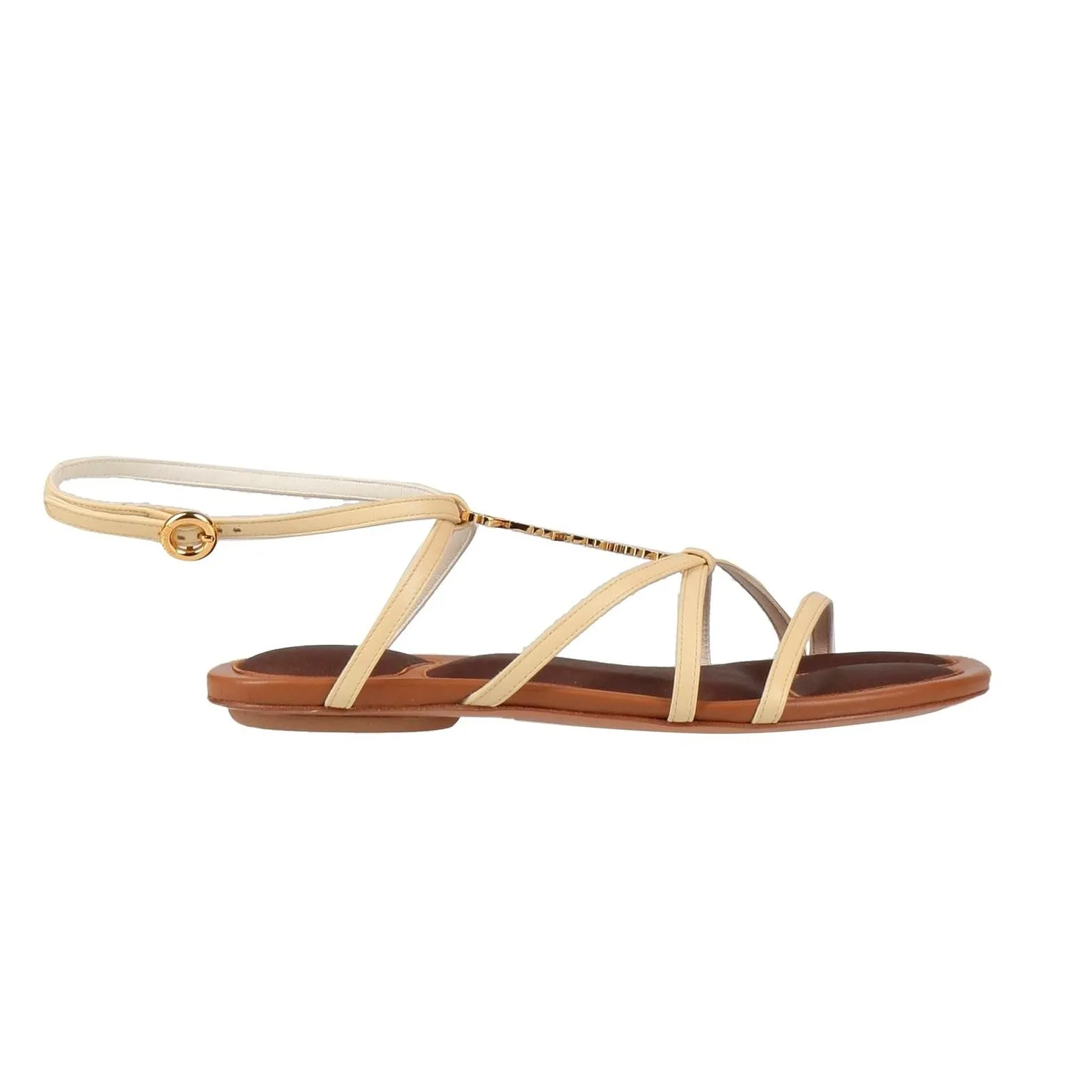 Jacquemus sandals, light beige