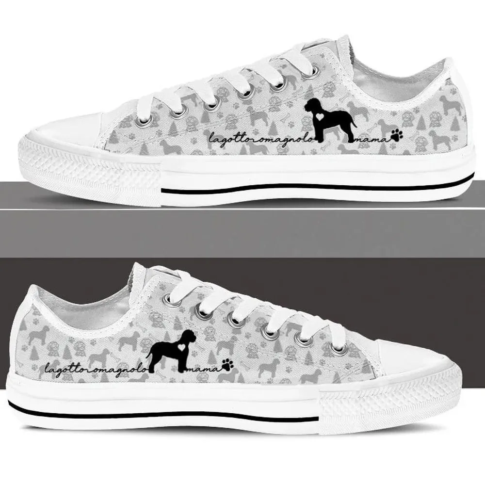 Lagotto Romagnolo Low Top Shoes - Dog Walking Shoes Men Women, Dog Printed Shoes, Canvas Shoes For Men, Women