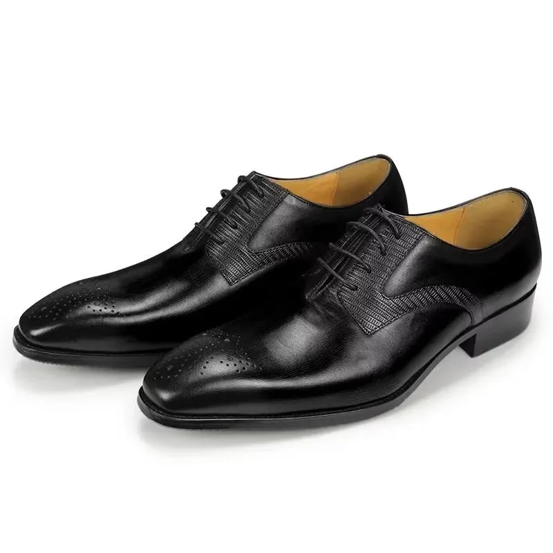 LuxeLeather Elegant Wedding Brogues