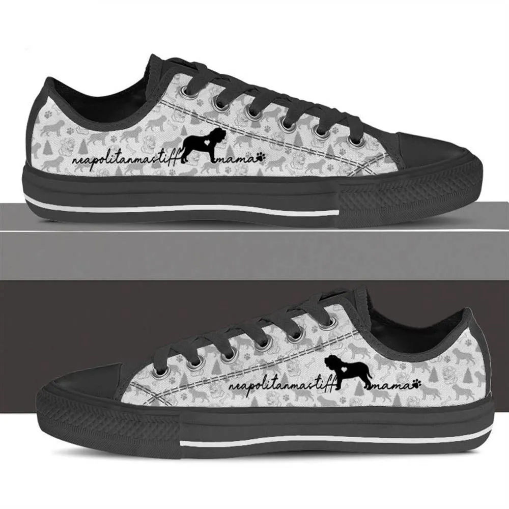 Neapolitan Mastiff Low Top Shoes - Dog Walking Shoes Men Women, Dog Printed Shoes, Canvas Shoes For Men, Women