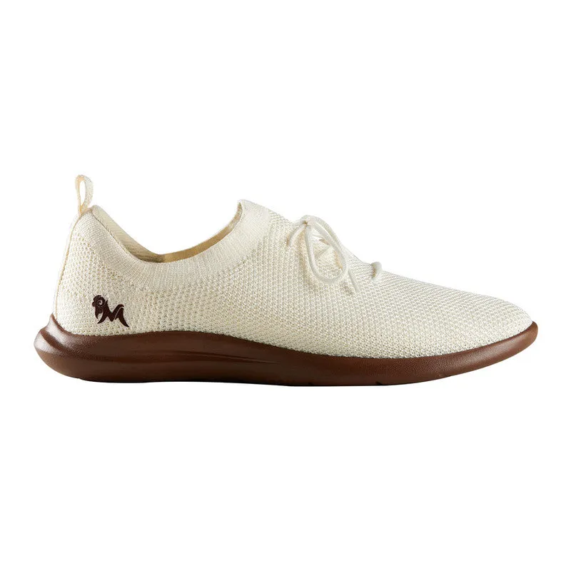 Neeman's ReLive Knit Sneakers for Men | Ivory & Brown | Light-Weight & Comfortable