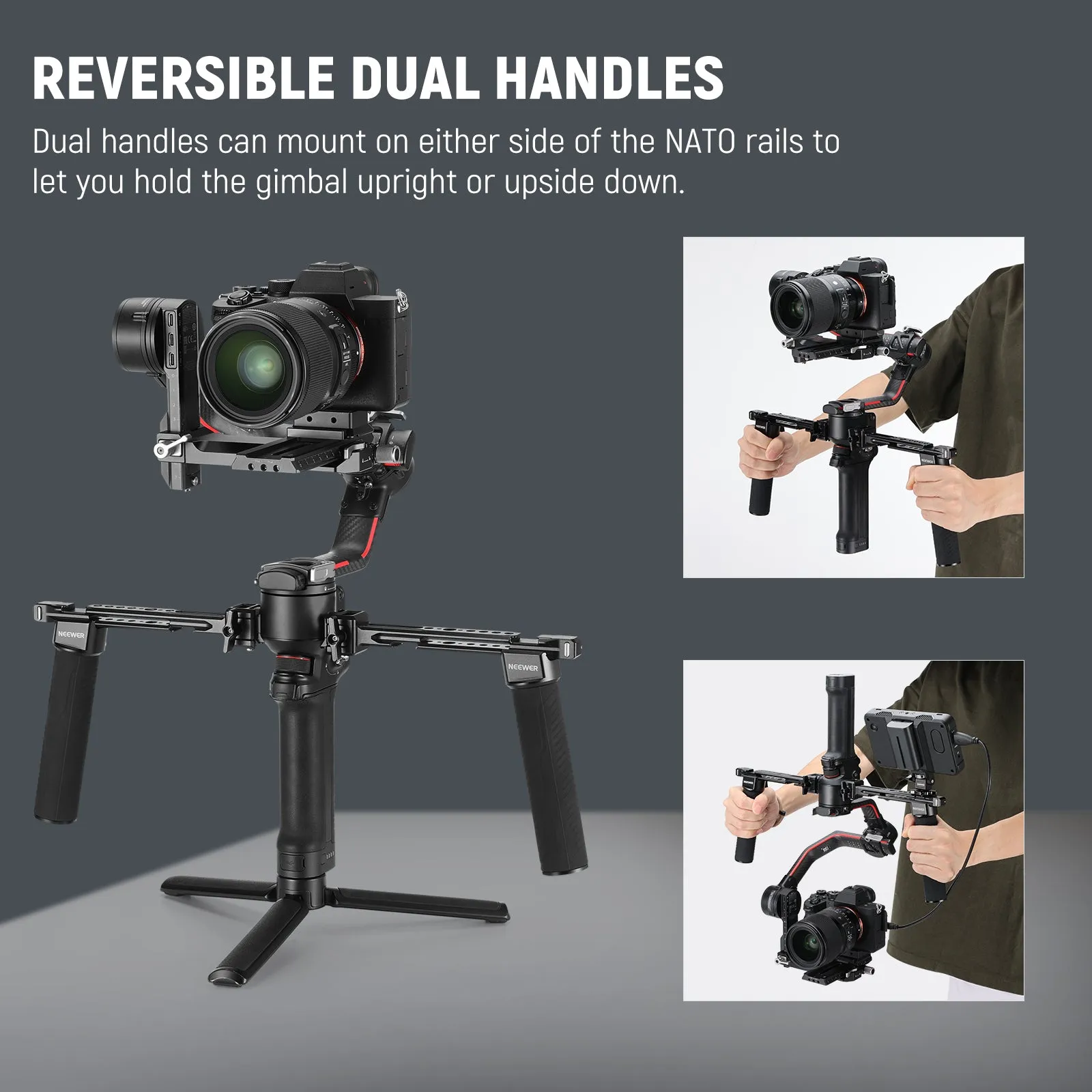 NEEWER GA006 Dual Handgrip for DJI Gimbals