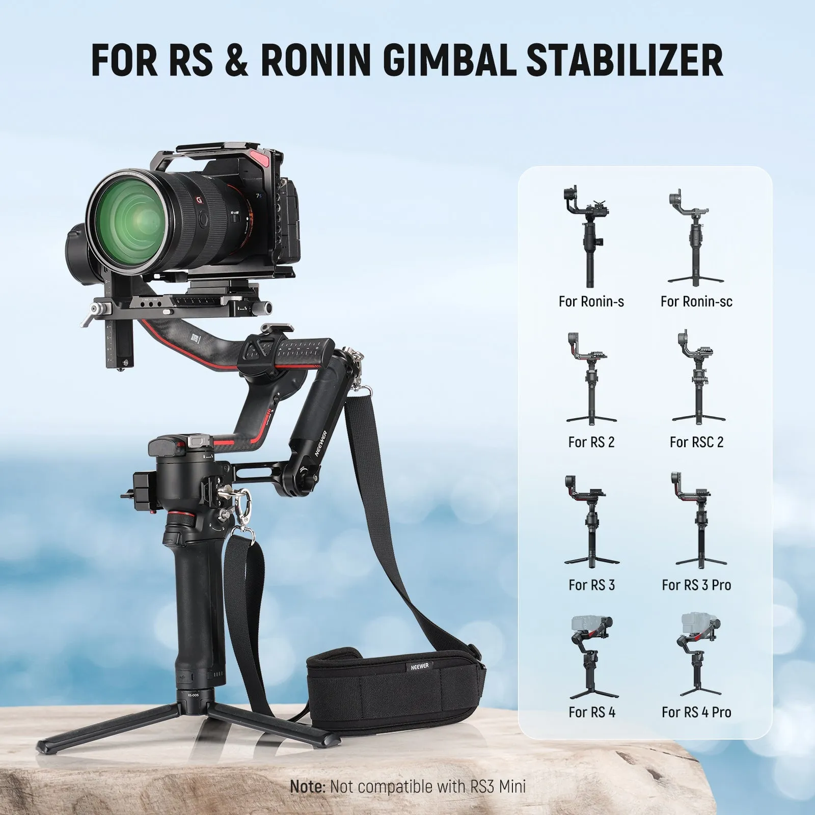 NEEWER ST49 GA019 Gimbal Adjustable Sling Handle for RS4 RS3 RS2