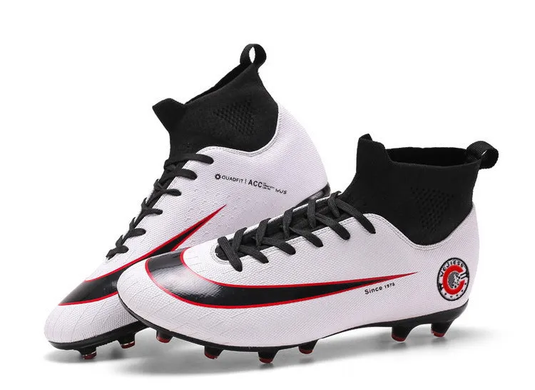 New High-Top Soccer Cleats for Adult and Kids, Training