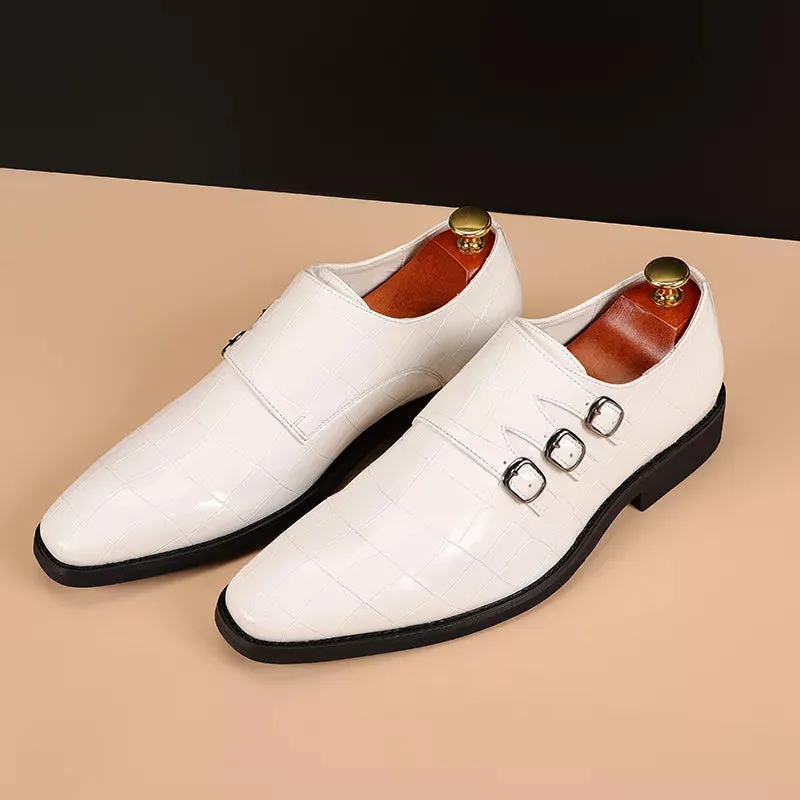 Oxford triple strip-on shoes