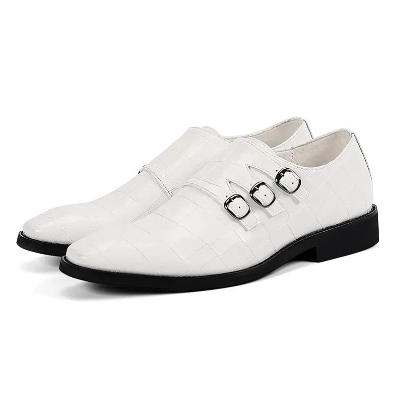 Oxford triple strip-on shoes