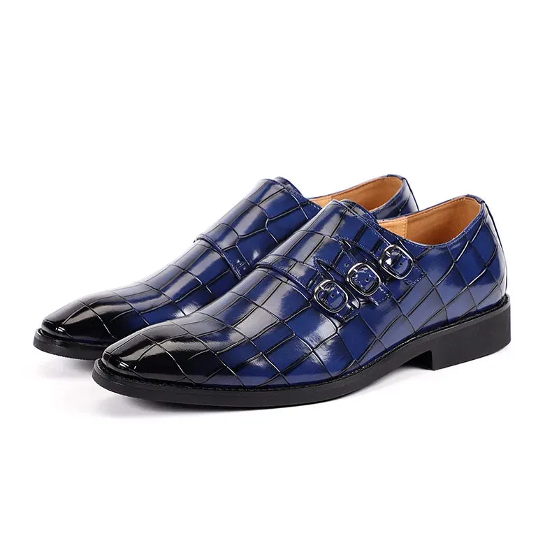 Oxford triple strip-on shoes