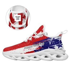 Personalized America Flag, Custom Patriotic Shoes, USA Flag, Pride Shoes,MS-23020109