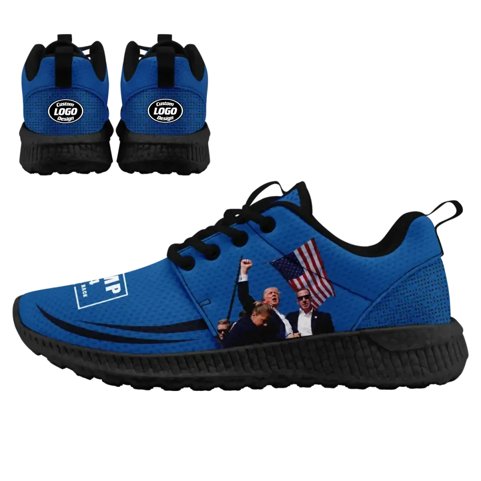 Personalized Trump Sneakers, Custom Shooting Event Shoes, Durable Walking Shoes, Support for Trump