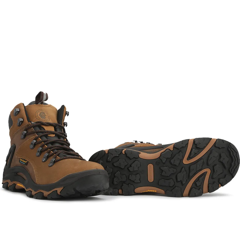 ROCKROOSTER Farland Brown 6 Inch Waterproof hiking shoes KS257