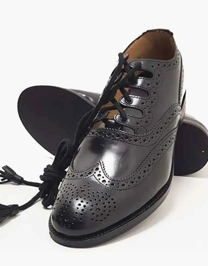 SHOES WITH LEATHER EXECUTIVE GHILLIE BROGUE