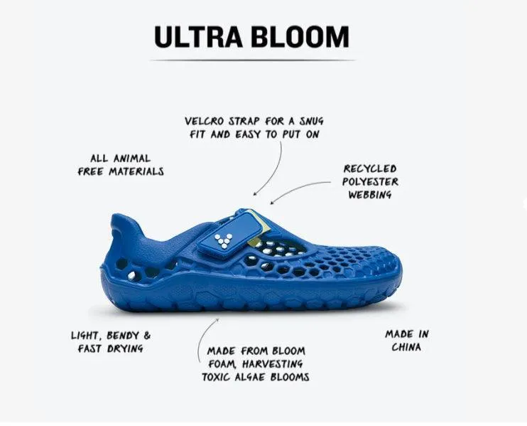 Vivobarefoot Ultra Bloom Kids Amparo Blue