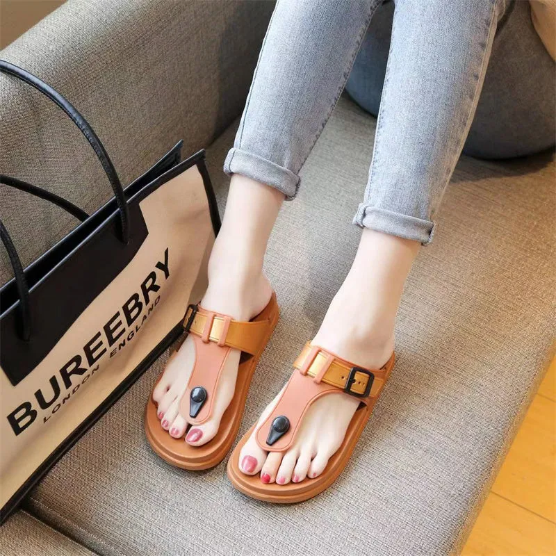 Women Casual Lightweight Non-Slip Flat EVA Flip-flop Sandals