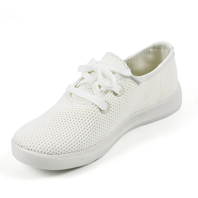 Women's breathable lightweight simple joker leisure sneakers